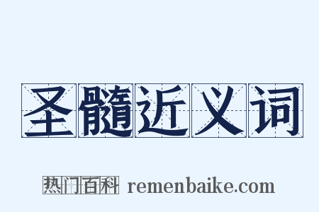 圣髓近义词是什么意思的图片